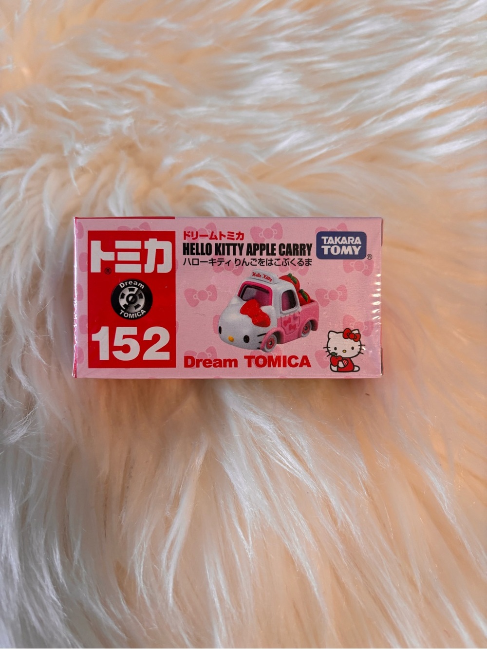 Sanrio Pink Hello Kitty Apple Carry Toy Car by Takara Tomy